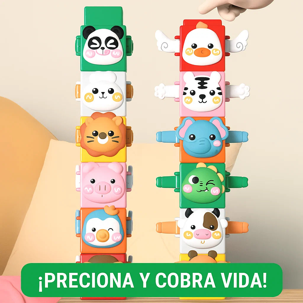 ZooTowers™ Animales apilables (Juego de 12 bloques)