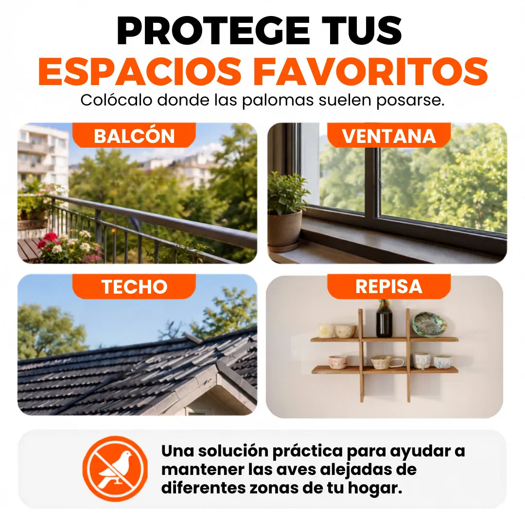 🕊️ BirdShield Pro™ Reflector Repelente de Aves