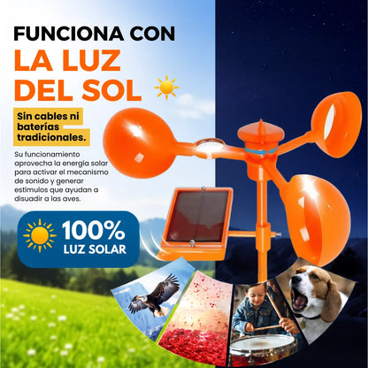 🕊️ BirdShield Pro™ Reflector Repelente de Aves