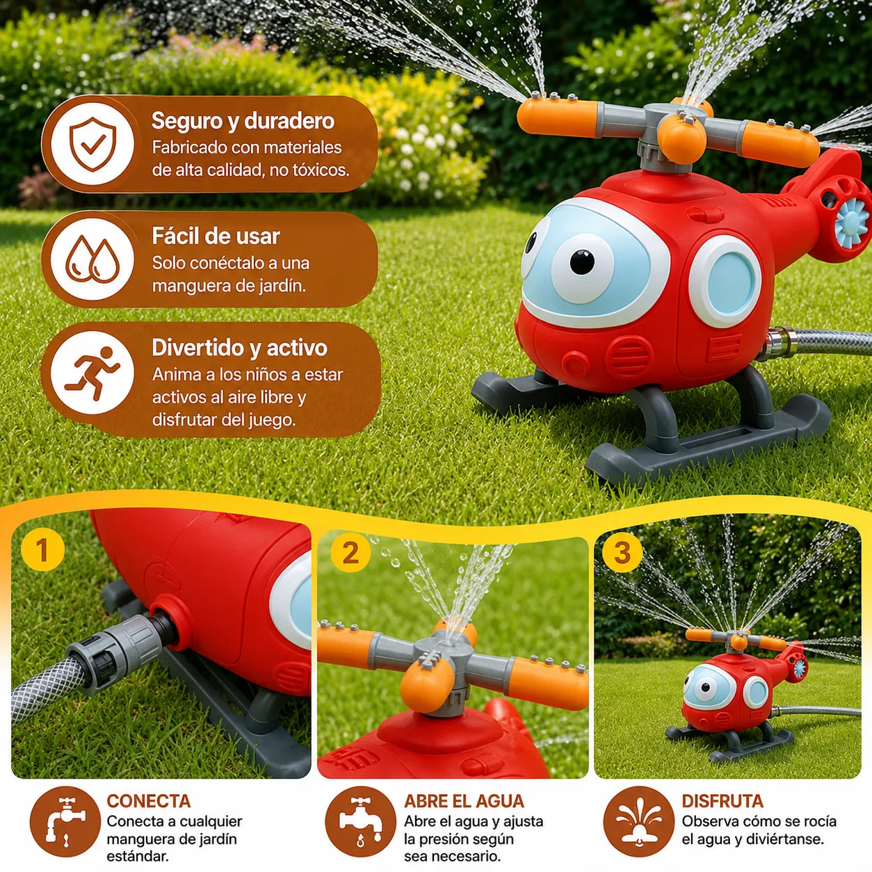 🚁 HydroStrike Pro™ Aspersor Helicóptero para Béisbol⚾💦