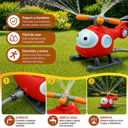 🚁 HydroStrike Pro™ Aspersor Helicóptero para Béisbol⚾💦