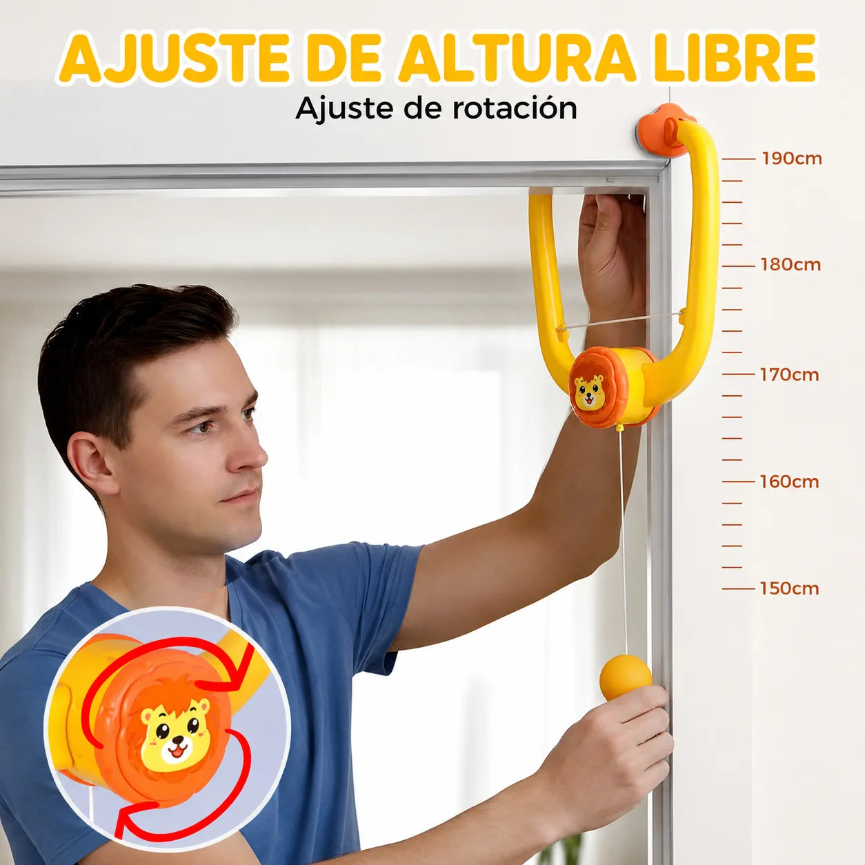 🏓Pong Pro™ Juego de Ping-Pong para Marco de Puerta🚪✨