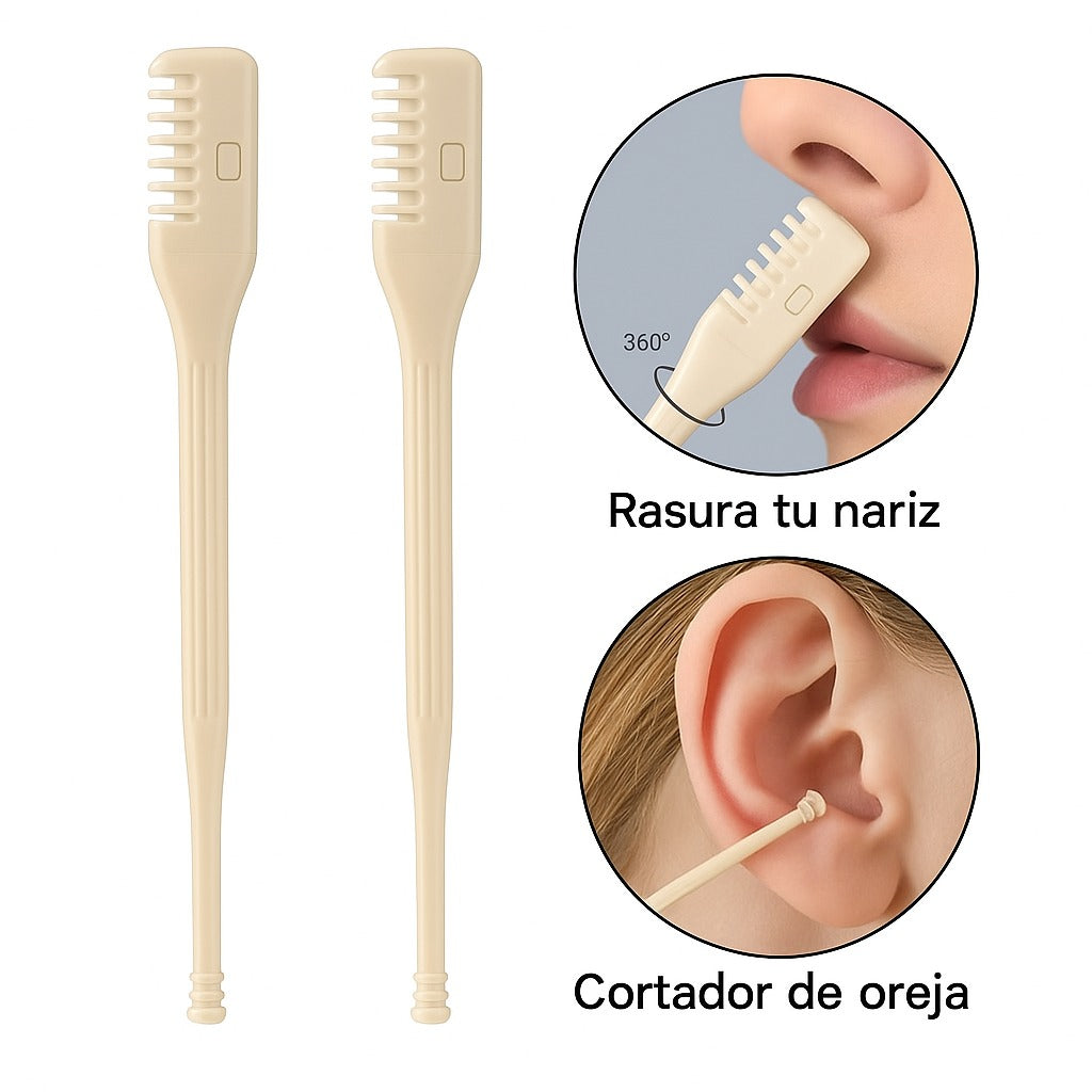 PureNose® Cortador de vello nasal x2 Unidades