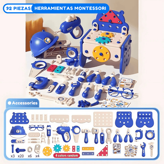 KidBuilder™ Set de Herramientas Montessori (92 Piezas) (Copia) UPSELL