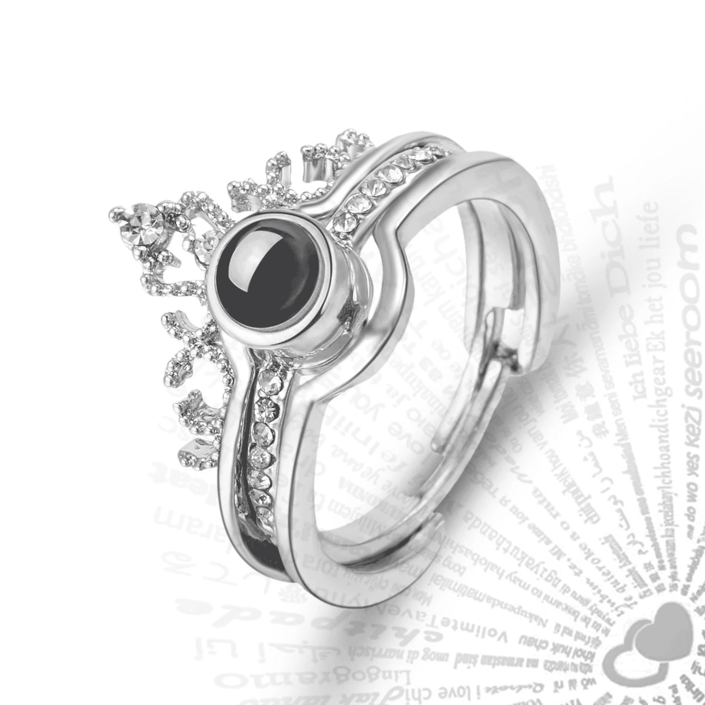 Anillo Te amo 100 idiomas