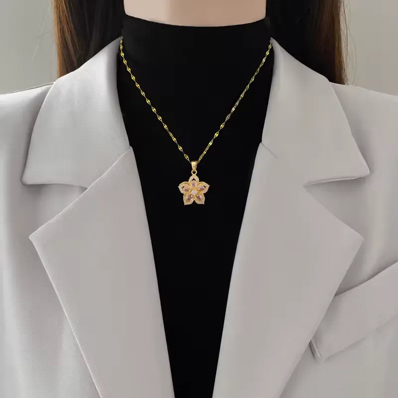 Collar Princesa Mulan + Tarjeta y Caja de Regalo